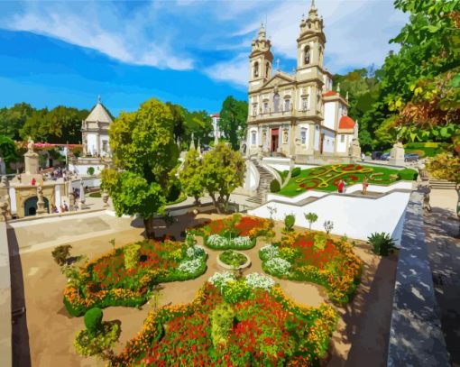 Sanctuary of Bom Jesus do Monte Paint By Number