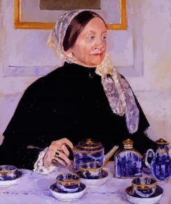Cassatt Lady At The Table Paint By Number