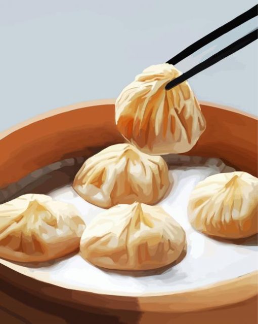 Chinese Dumpling Paint By Number