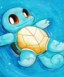 Cute Squirtle Paint By Number