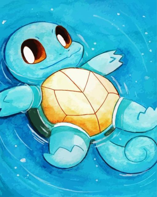 Cute Squirtle Paint By Number