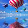 Flying Airballoons Paint by Number