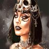 Ghotic Egyptian Woman paint by number