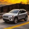 Grey Jeep Cherokee Sunset paint by number paint by number