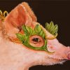 Masked Pig paint by number