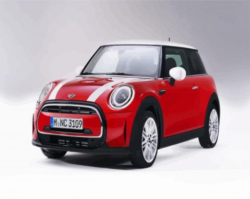 Mini Red Couper paint by number
