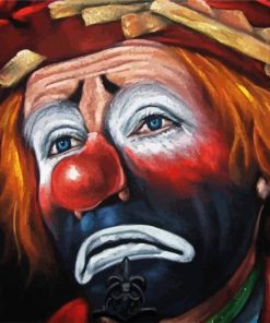 Broken Clown paint by number