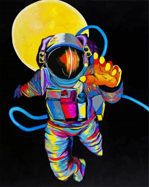 Space Man Paint By Number
