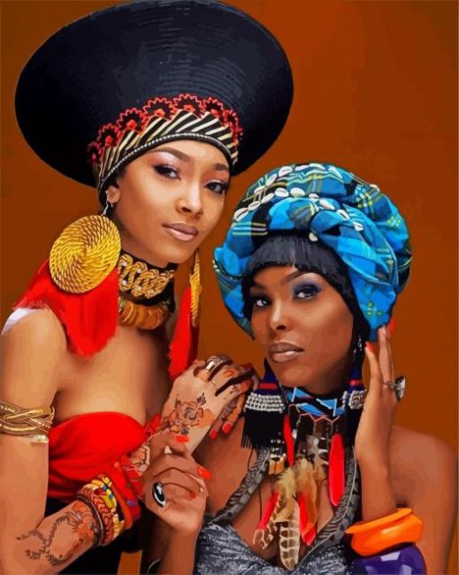Zulu Ladies Paint By Number