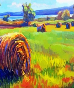 Hay Bales Arts Paint By Number
