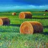 Hay Bales In Farmland Paint By Number