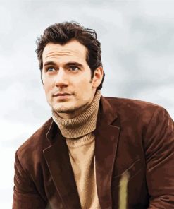 Actor Henry Cavill Paint By Number