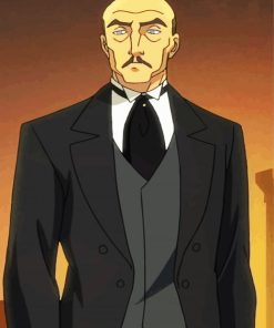 Alfred Pennyworth From Batman Paint By Number