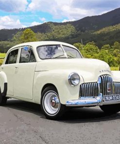 Antique White Holden Car Paint By Number