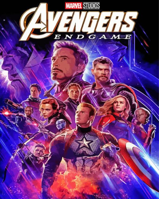 Avengers Endgame Paint By Number
