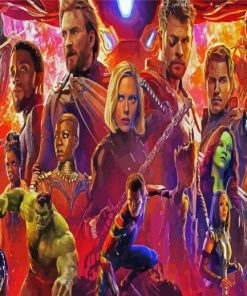 Avengers Infinity War Paint By Number