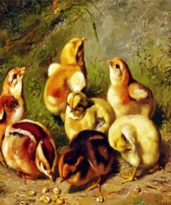 Baby Chicks Paint By Number