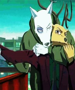 Beastars Characters Fighting Paint By Numbe