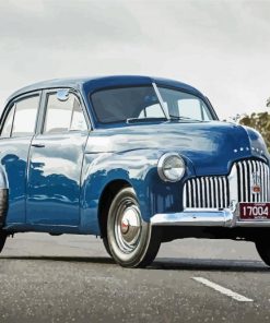 Blue Vintage Holden Car Paint By Number