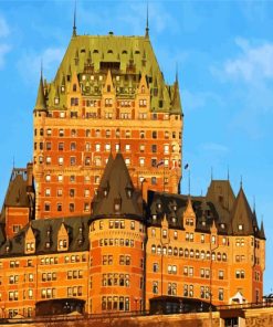 Canada Chateau Frontenac Paint By Number