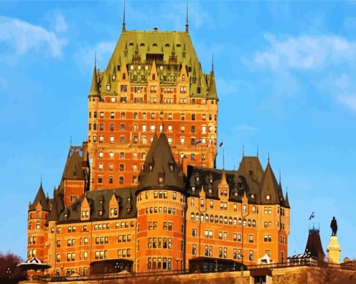 Canada Chateau Frontenac Paint By Number