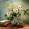 Chamomile Vase Still Life Paint By Number
