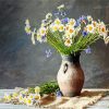 Chamomile Vase Paint By Number