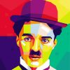 Charlie Chaplin Pop Art Paint By Number