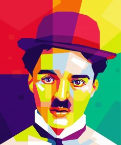 Charlie Chaplin Pop Art Paint By Number