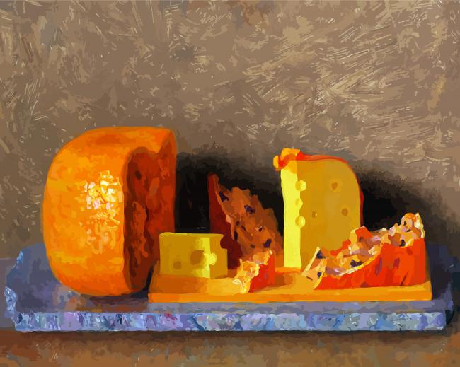 Cheese Still Life Paint By Number