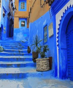 Chefchaouen City Paint By Number