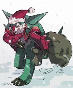 Christmas Chesnaught Paint By Number