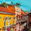 Colombia Cartagena Buildings Paint By Number