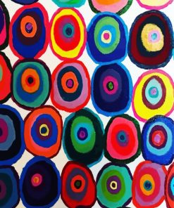 Colored Circles Paint By Number