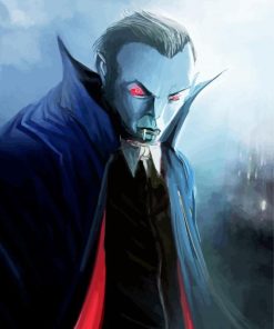 Creepy Dracula Paint By Number