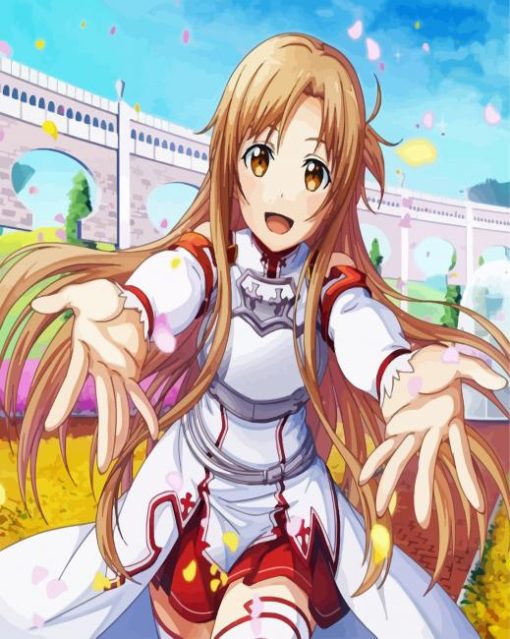The Cute Asuna Paint By Number