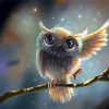 Cute Little Owl Paint By Number