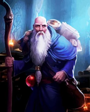 Deckard Cain Diablo Game Paint By Number