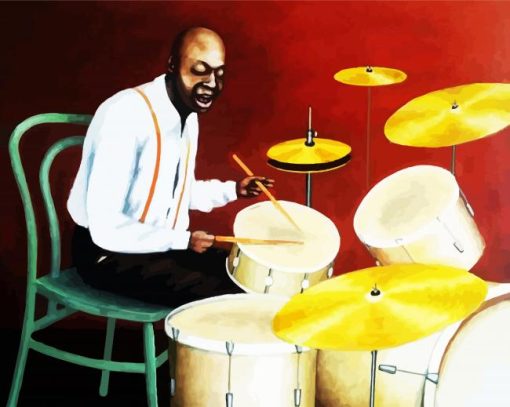 Drummer Man Paint By Number