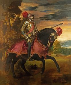 Equestrian Portrait Of Charles V Paint By Number