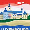 Europe Luxembourg Poster Paint By Numbe