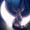 Fantasy Moon Bunny Paint By Number