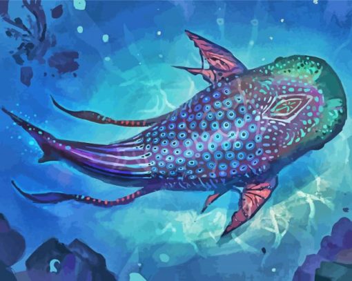 Fantasy Whale Shark Fish Paint By Number