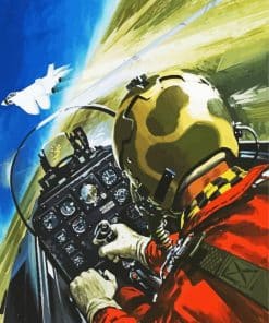 Fighter Pilot Paint By Number