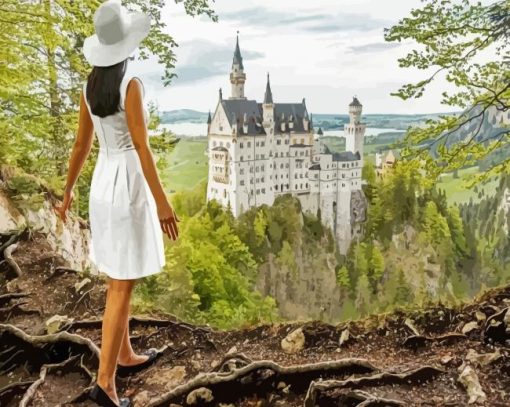 Follow Me To Neuschwanstein Castle In Bavaria Paint By Number