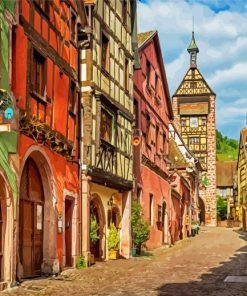 France Colmar City Paint By Number