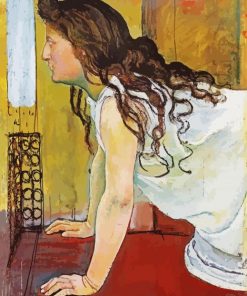 Girl At The Window Hodler Art Paint By Numbe