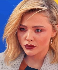 Gorgeous Chloe Moretz Paint By Numbe