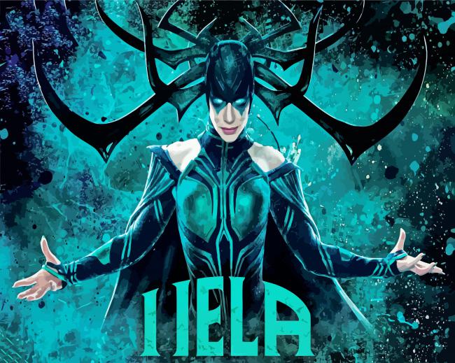 Hela Marvel Paint By Number