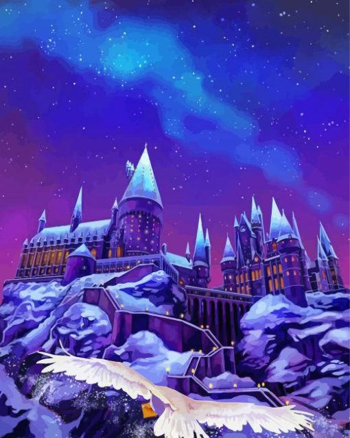 Hogwarts Castle Harry Potter Paint By Number